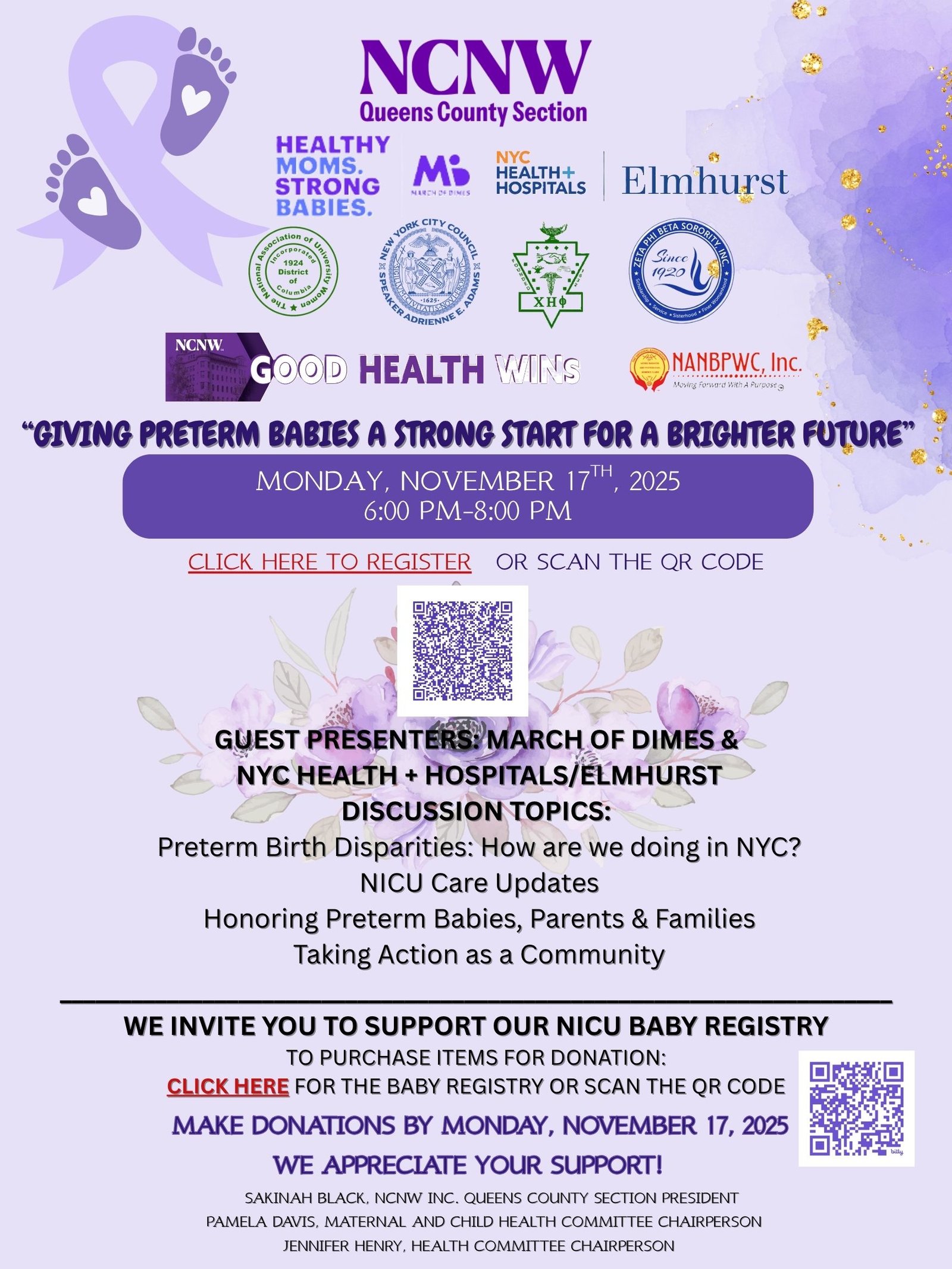 Prematurity Awareness Month Virtual Event 111725 - 1