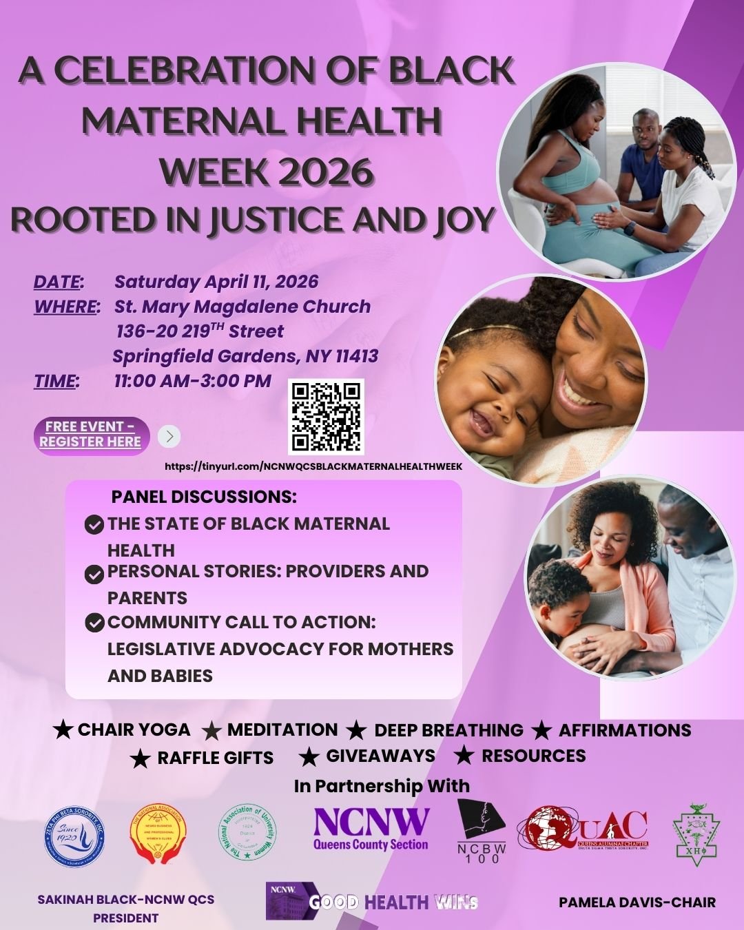 Black Maternal Health Week 2026 rooted in justice and Joy (Instagram Post (4:5)) - 1